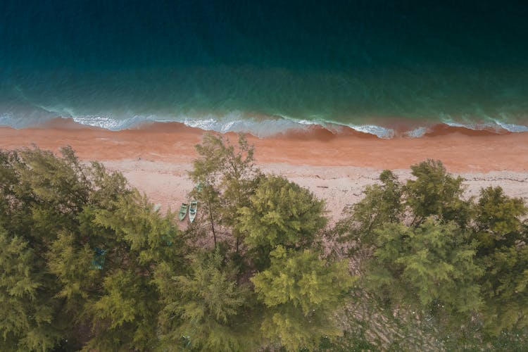 Waves Crashing On Shore