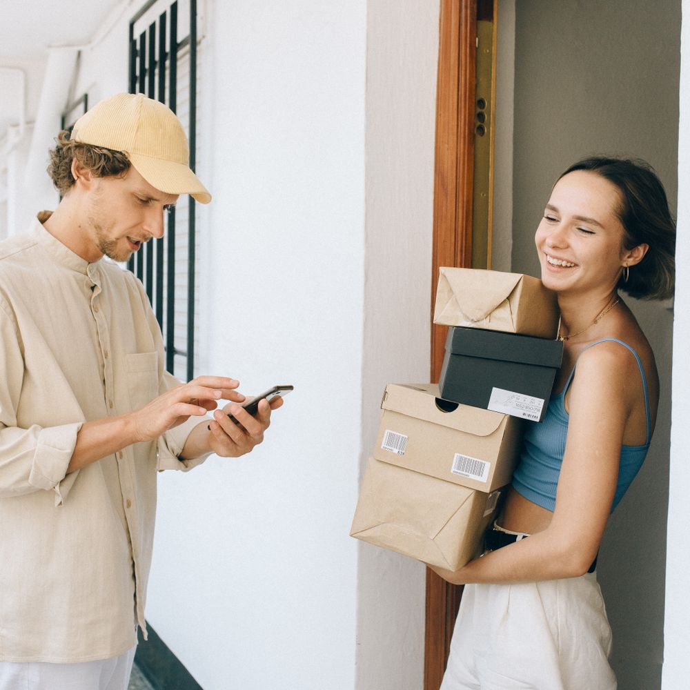 Eastry — movers delivering furniture from a van