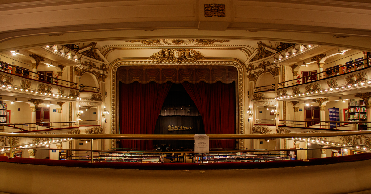 The El Ateneo Grand Splendid bookshop in Buenos Aires, a converted theatre