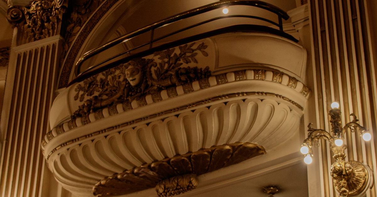 Opera Box In A Theater With Illuminated Lights · Free Stock Photo