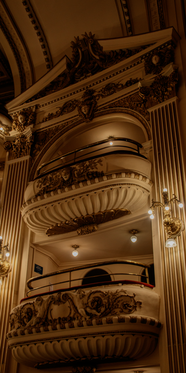 Opera Box In A Theater With Illuminated Lights · Free Stock Photo