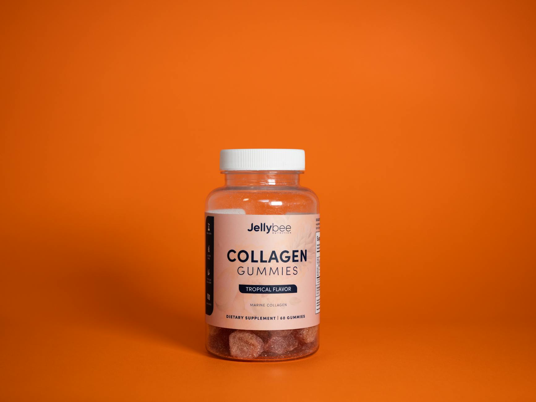 Collagen Gummies in Plastic Bottle