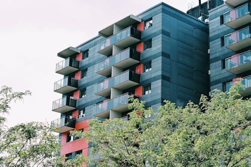 Free Apartment Building With Balconies Stock Photo