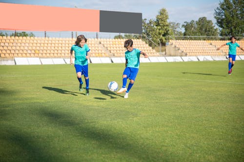 Kids Playing Football