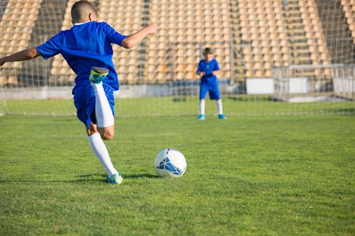 Boys Playing Soccer