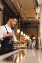 A Bartender Making a Cocktail