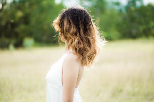 Selective Focus Photo of a Woman's Hair