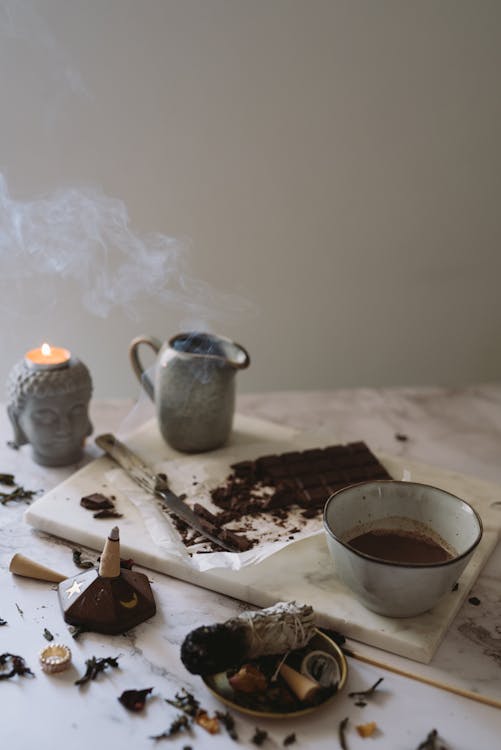 Free Melted Chocolate in a Bowl Stock Photo