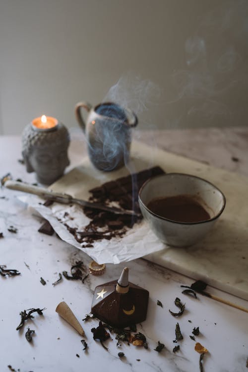 Chocolate on a Tray in Kitchen 