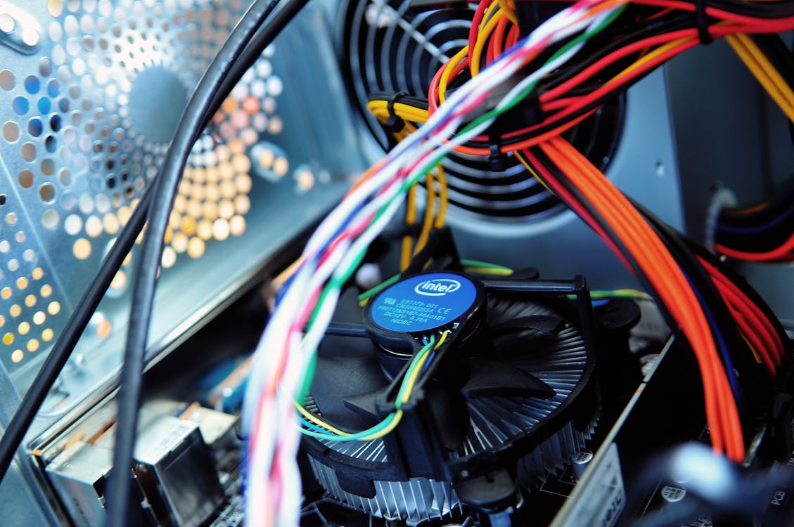 Free Close Up Photography of Computer Cooler Stock Photo