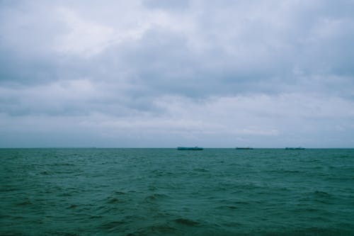 Rain Clouds over Emerald Sea