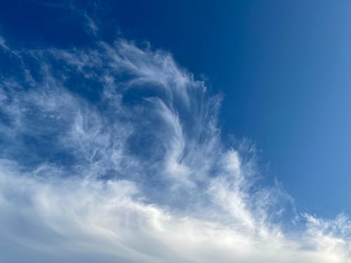 A White Clouds and Blue Sky