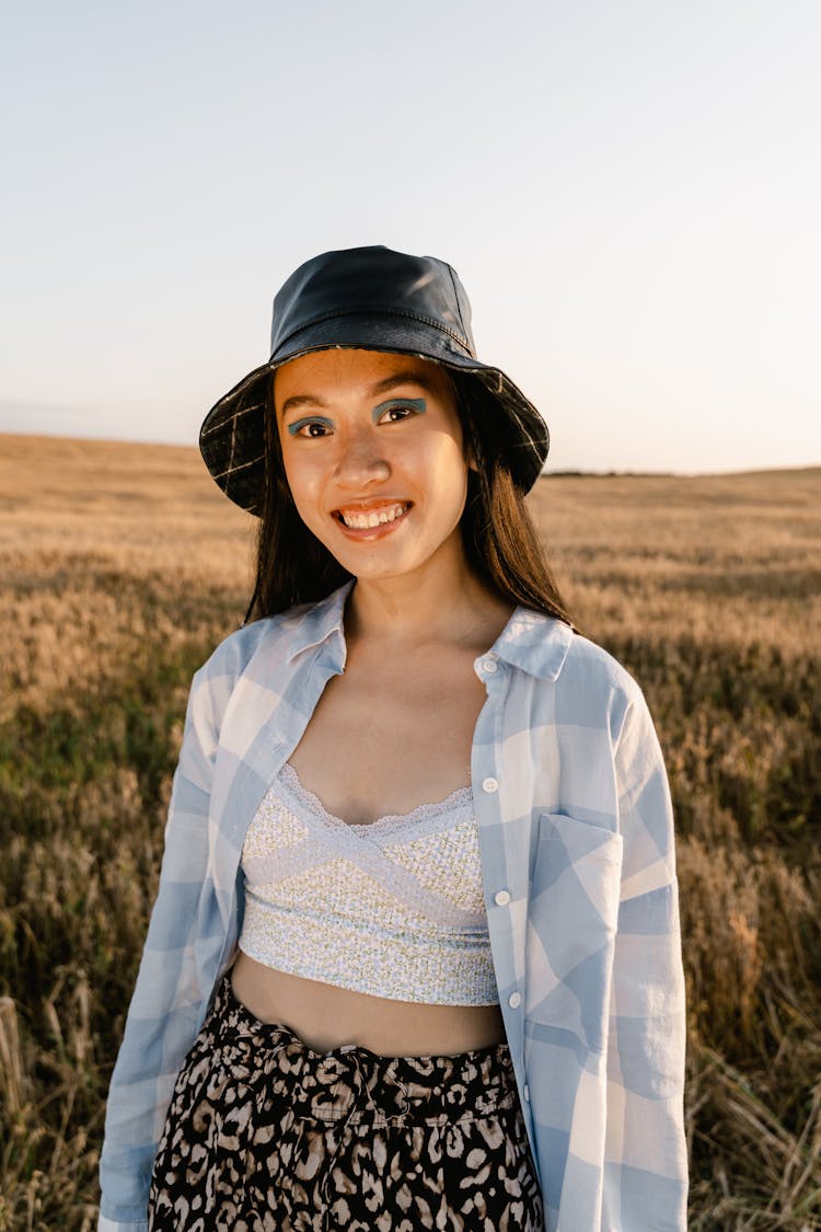 Portrait Of A Girl With A Hat