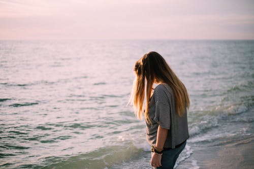 Free stock photo of beach, ocean, reflection