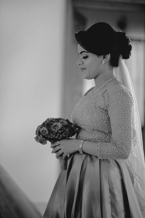 Woman in a Wedding Gown