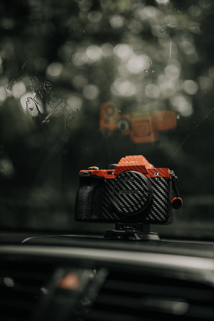 Camera On A Vehicle's Dashboard