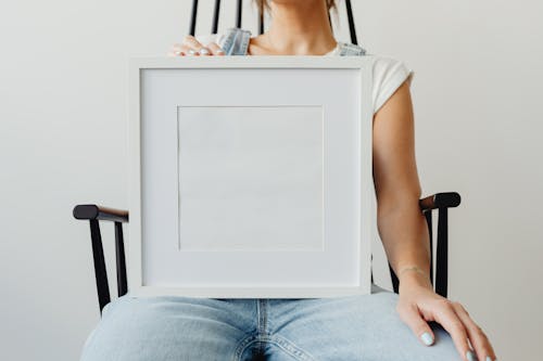 Free stock photo of denim jeans, empty frame, faceless