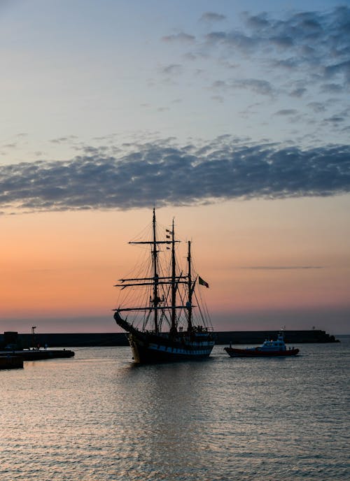 Ship on a Body of Water