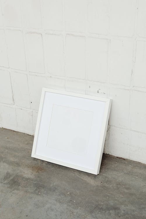 White Frame Against a Wall