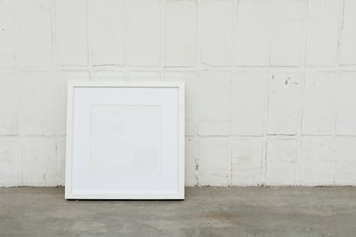 Close-Up Shot of an Empty Picture Frame