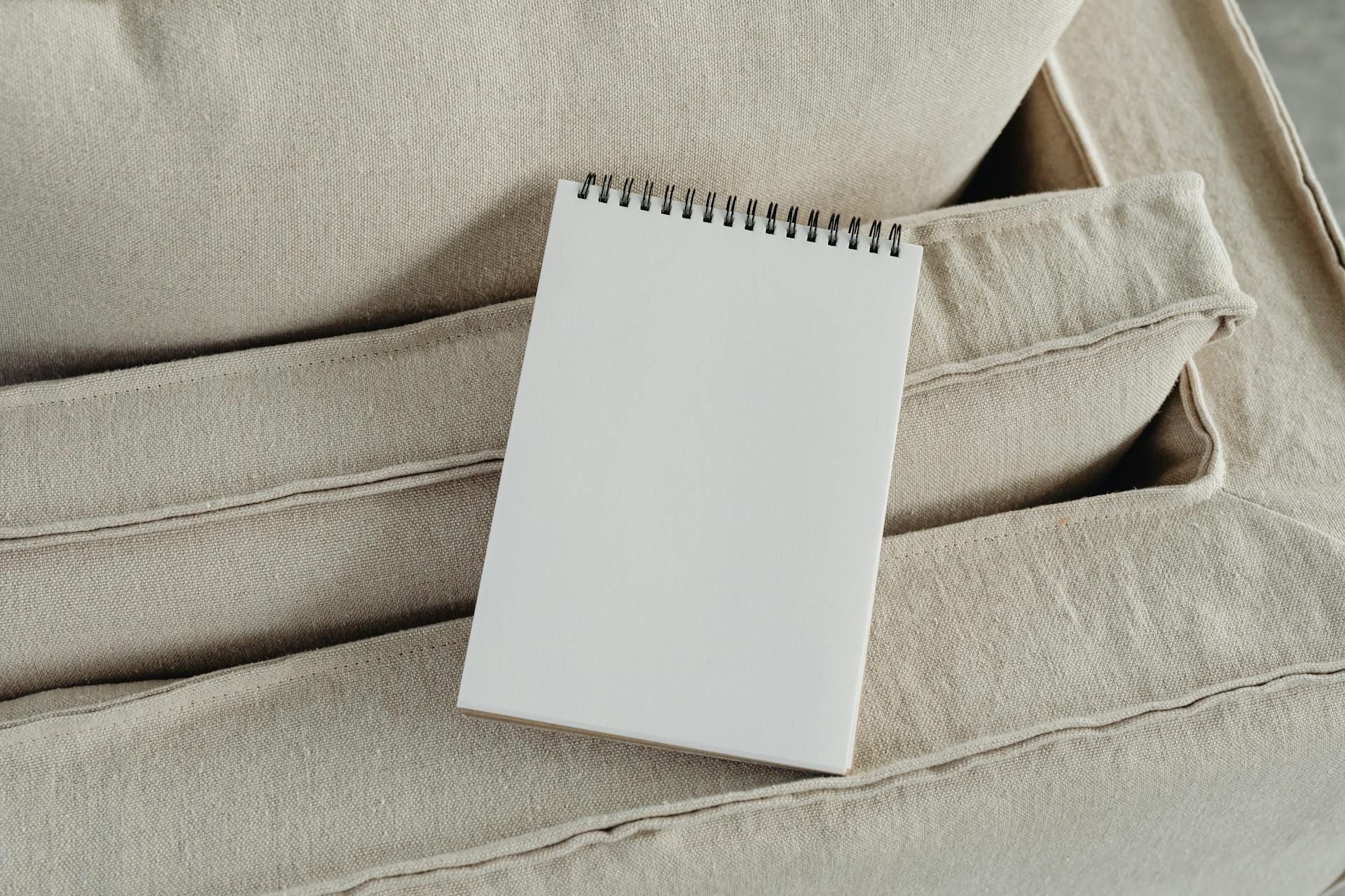 A Blank Page in a Notepad