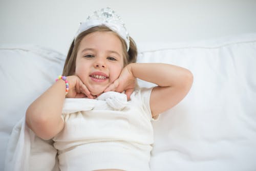 A Girl Wearing a Crown