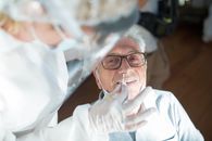 Man Getting Tested for Covid19