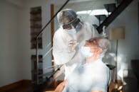 A Doctor with a Patient