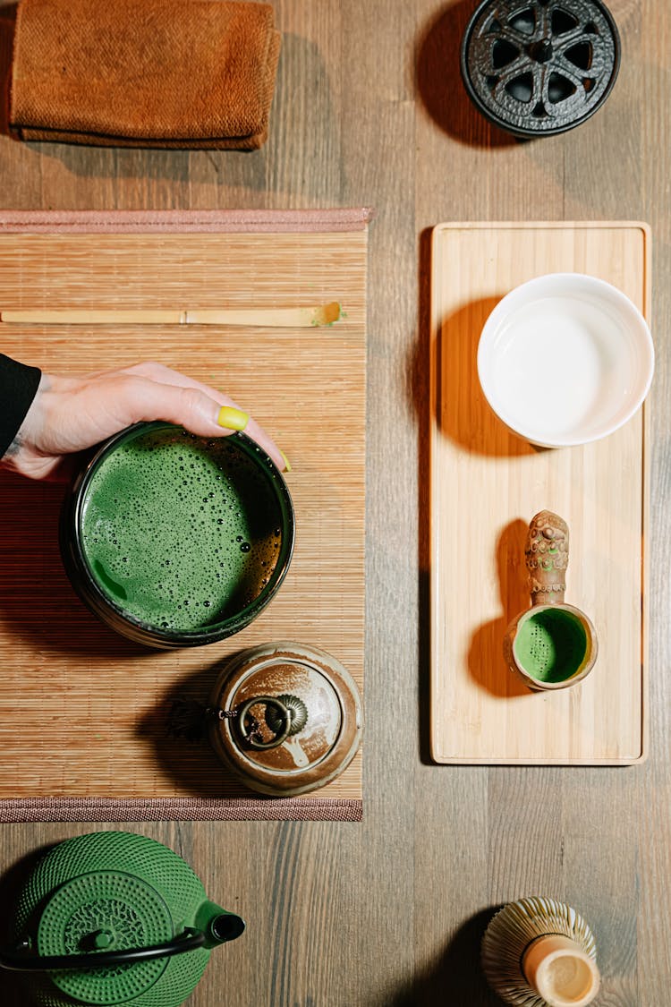 Matcha Tea In A Cup