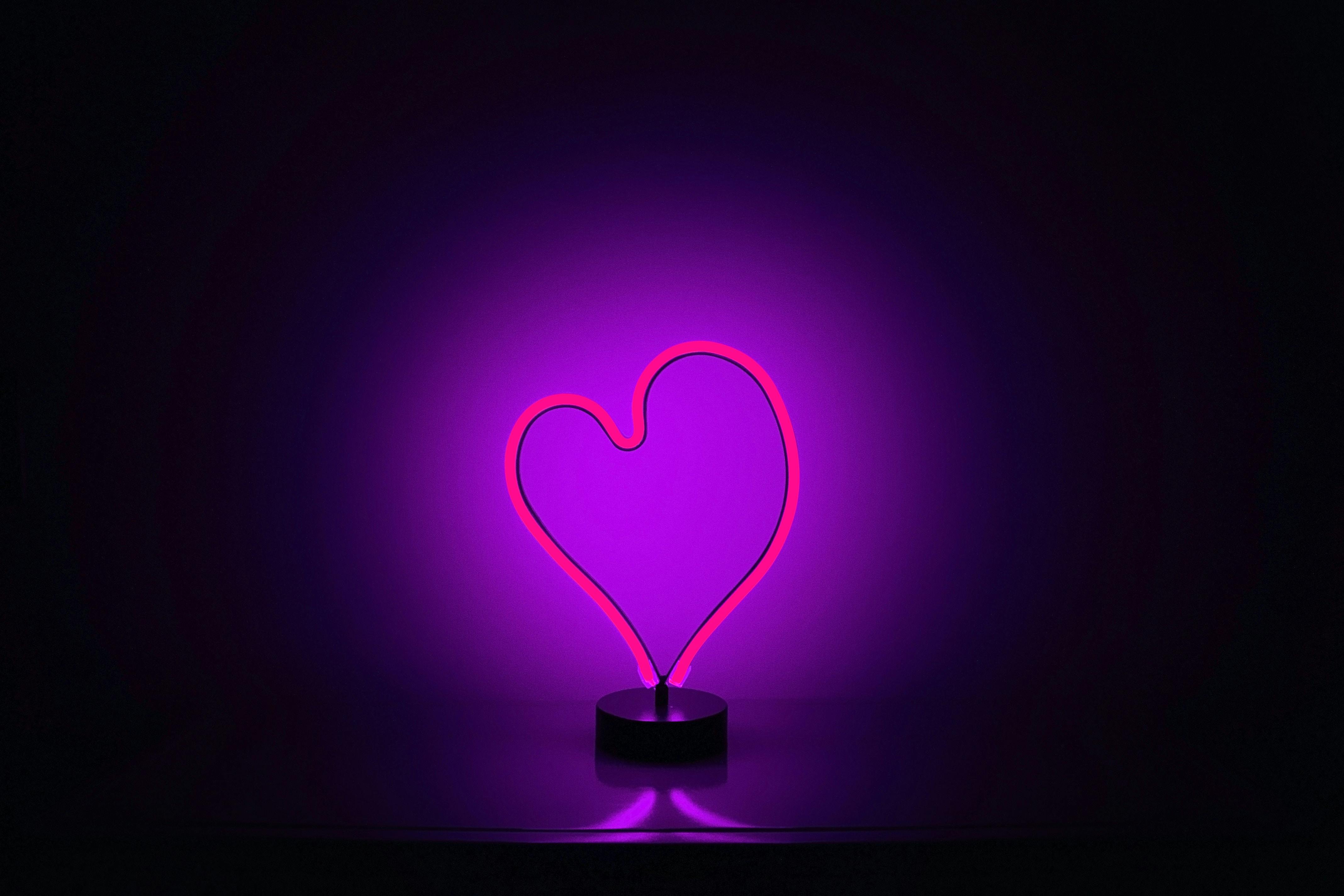 Free stock photo of glowing, glowing light, heart