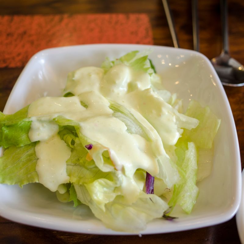 Classic Iceberg Lettuce Salad with Homemade Ranch Dressing