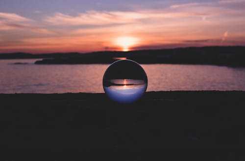 Silhouette Photography of Ball