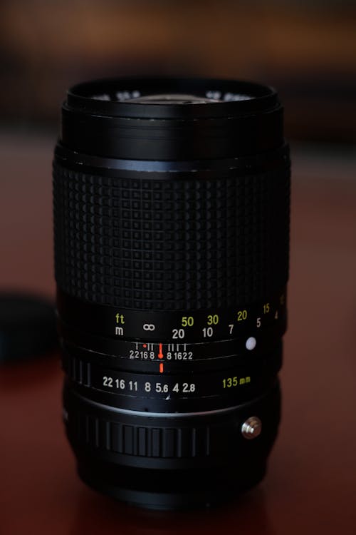 Close-up Photo of Black Camera Lens 