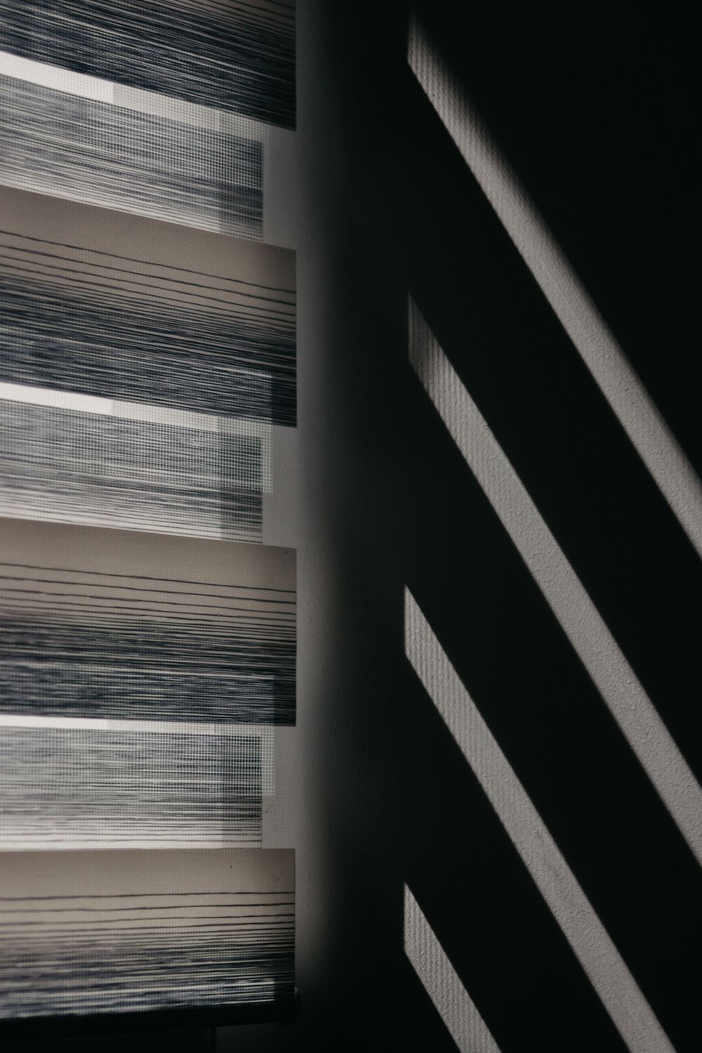 Zebra blind light pattern