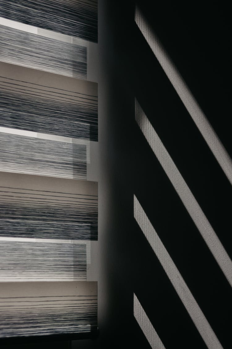 A Window With Roller Blinds
