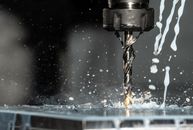 Water Splash on Black Pipe