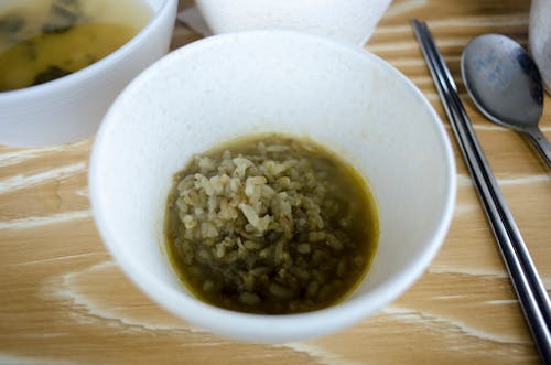 Rice in Soup Bowl