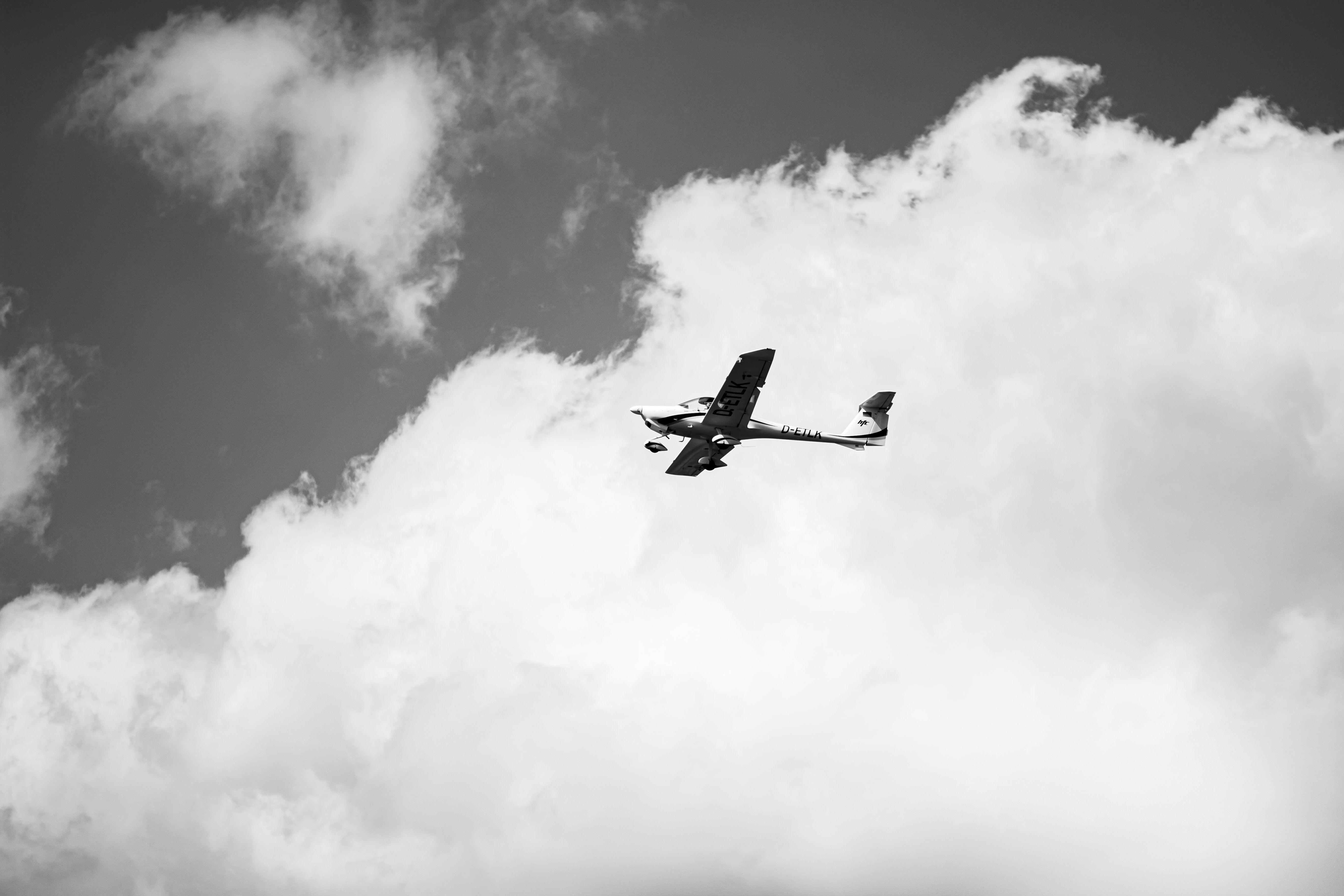 Grayscale Photography of Aerial View of City · Free Stock Photo