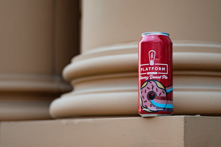 A Platform Beer In Cheery Donut Pie Flavor