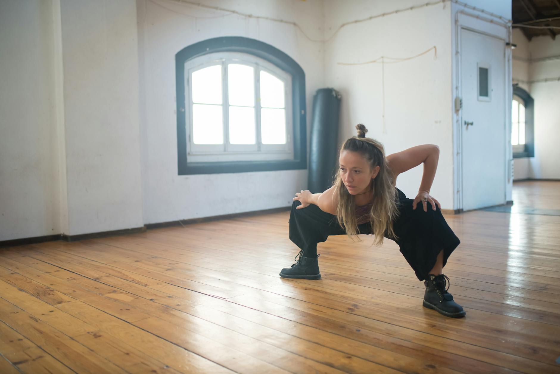 Woman During Dance Training