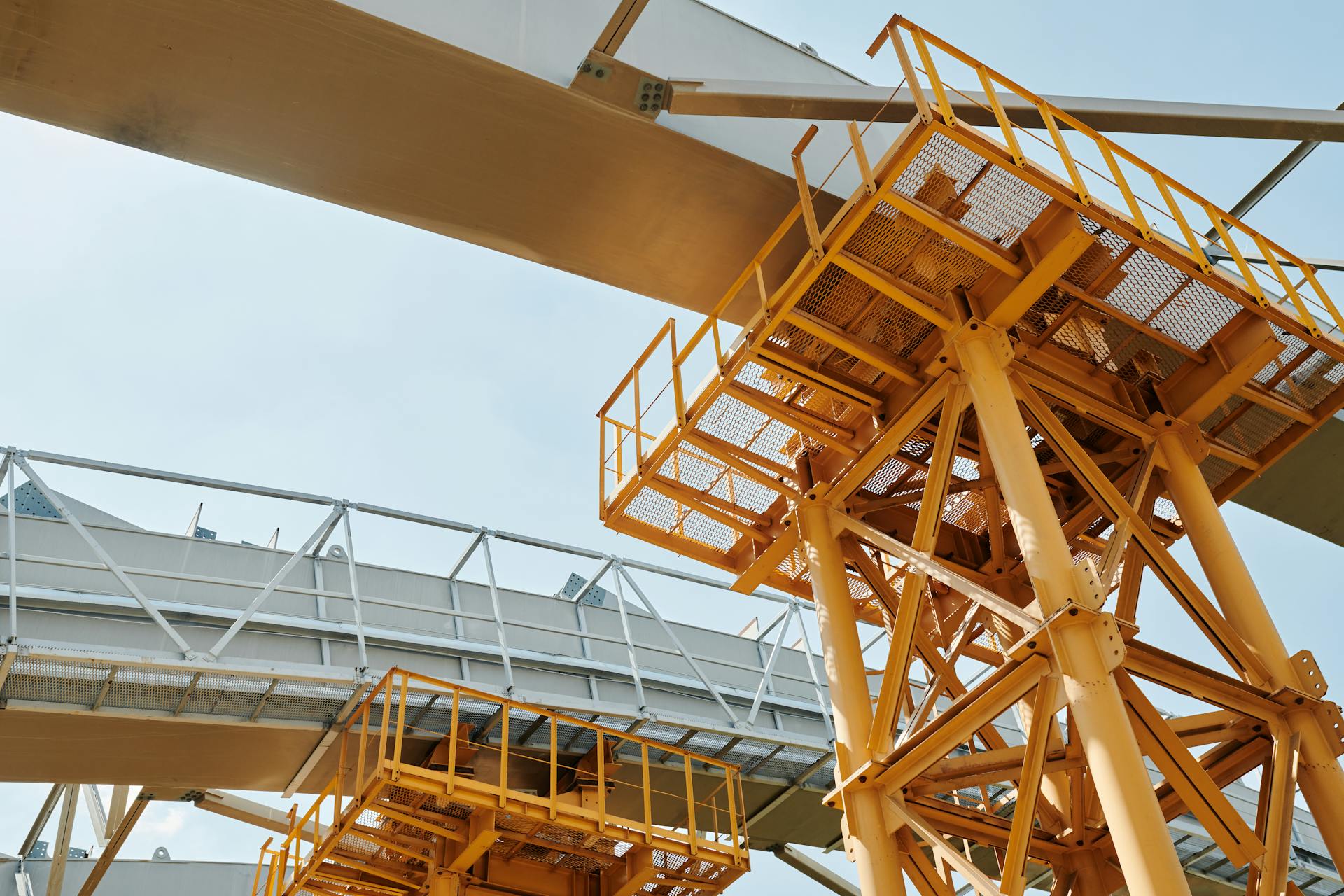 Scaffolding on Construction Site