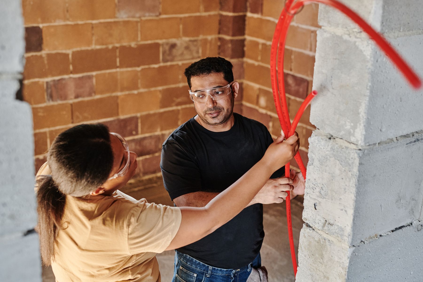 Integrity Plumbing and Drain Cleaning at work