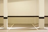 White Wall Paint Near White Floor Tiles