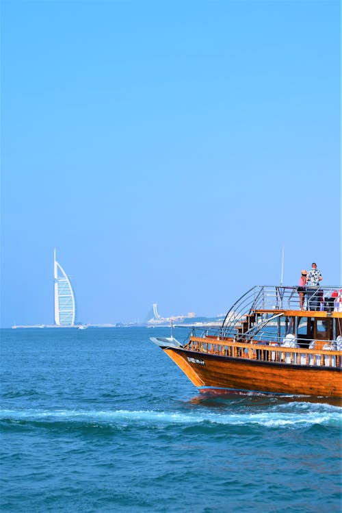 Darmowe zdjęcie z galerii z burj al arab, dubaj, łódź