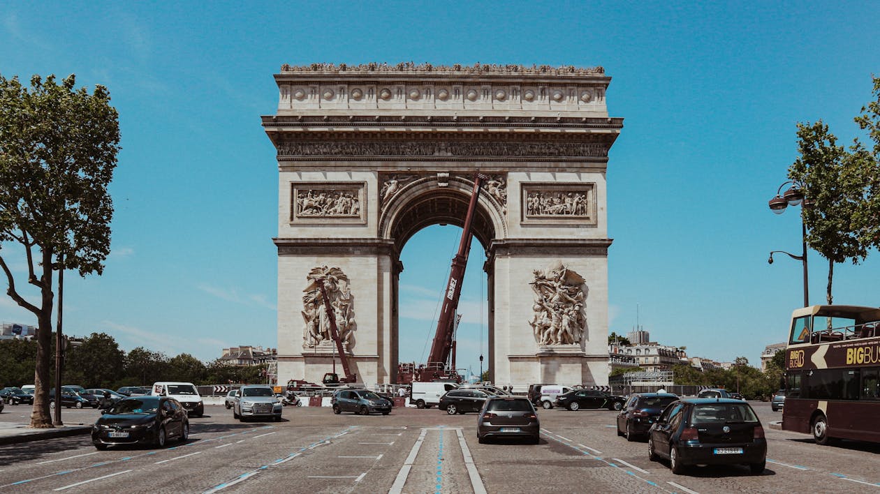 The Arc De Triomphe in Paris · Free Stock Photo