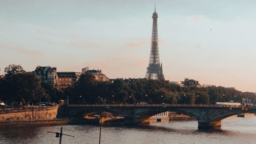 Eiffel Tower From Across the River 