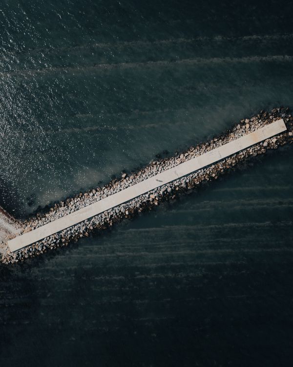 Birds Eye View on a Pier · Free Stock Photo