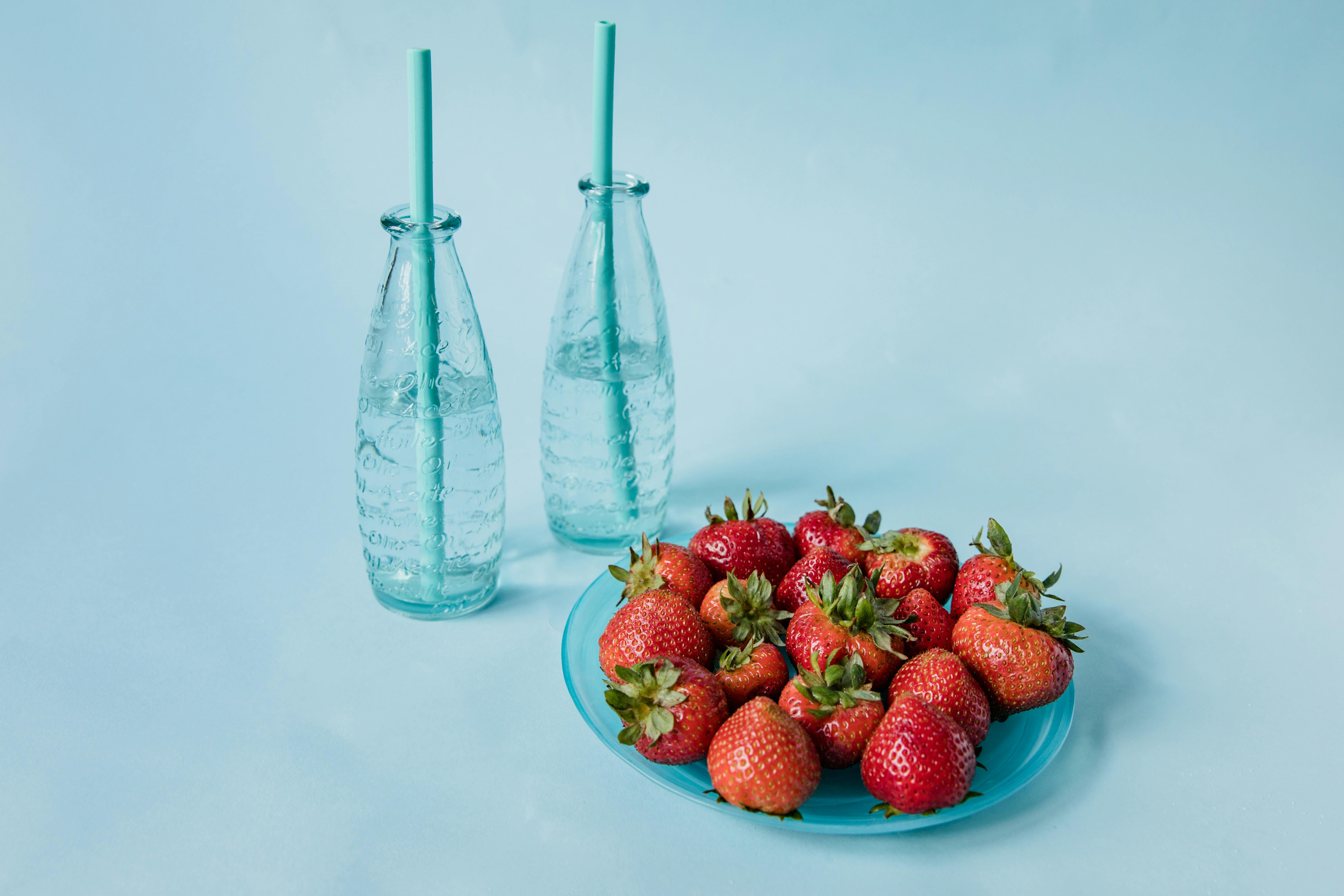 water bottle and healthy foods - how to prevent muscle pain