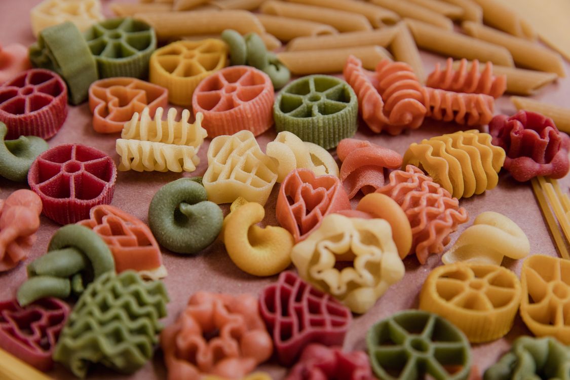 Colourful Pasta in Different Shapes · Free Stock Photo