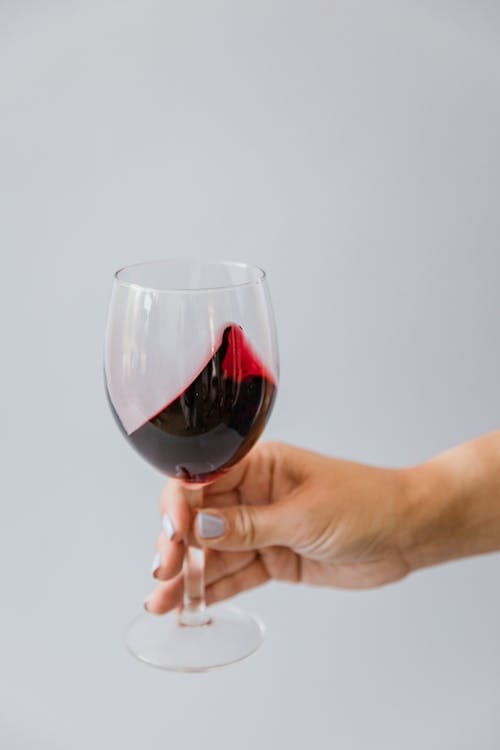 Free Close Up Photo of Glass of Wine Stock Photo